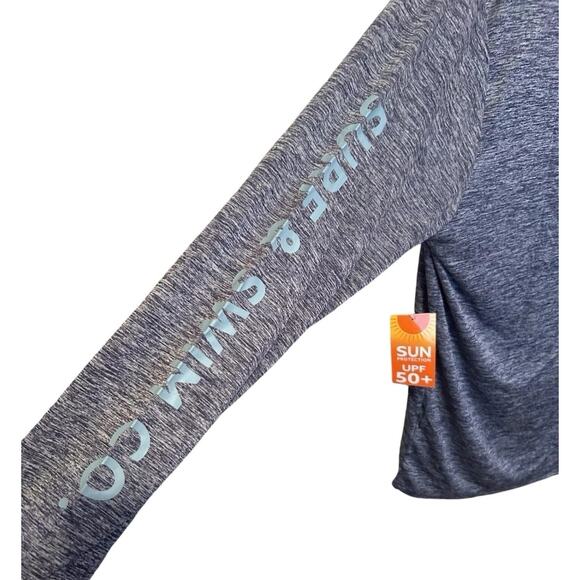 Surf & Swim Co  SPF 50+  Long Sleeve Swim Rash Guard Navy  Large  New - Picture 6 of 6